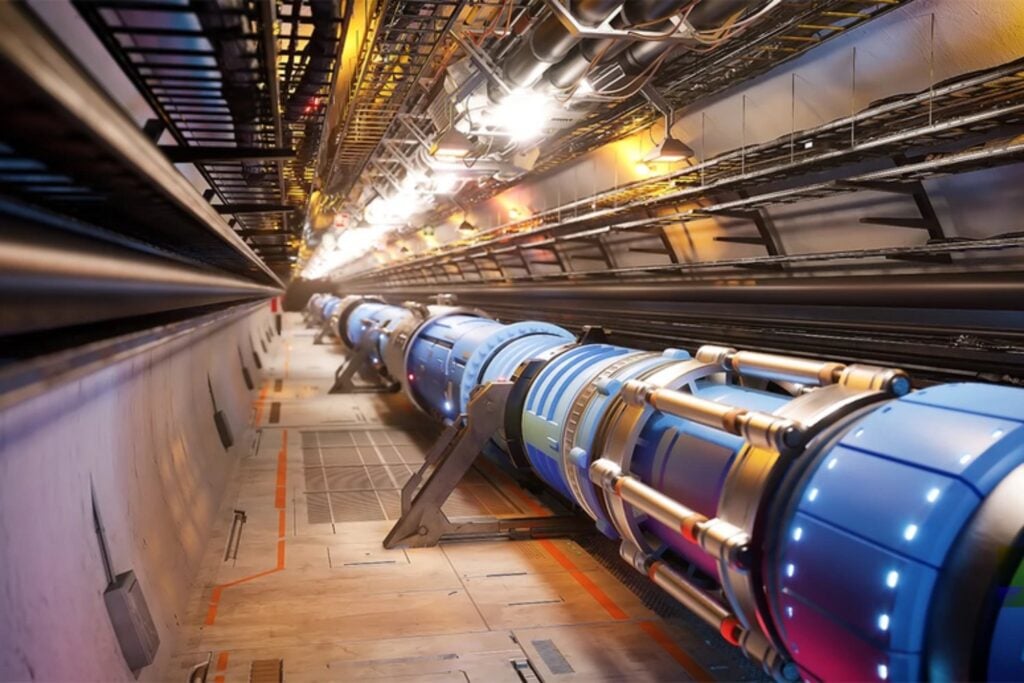 El CERN quiere construir el acelerador de partículas más grande de la historia bajo Francia y Suiza. Tendrá 91 kilómetros de longitud, estará a 200 metros bajo tierra y servirá como una enorme fábrica de bosones de Higgs
