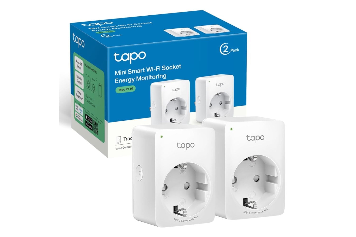 Tapo P110 (2-Pack) – Mini Smart Wi-Fi Plug