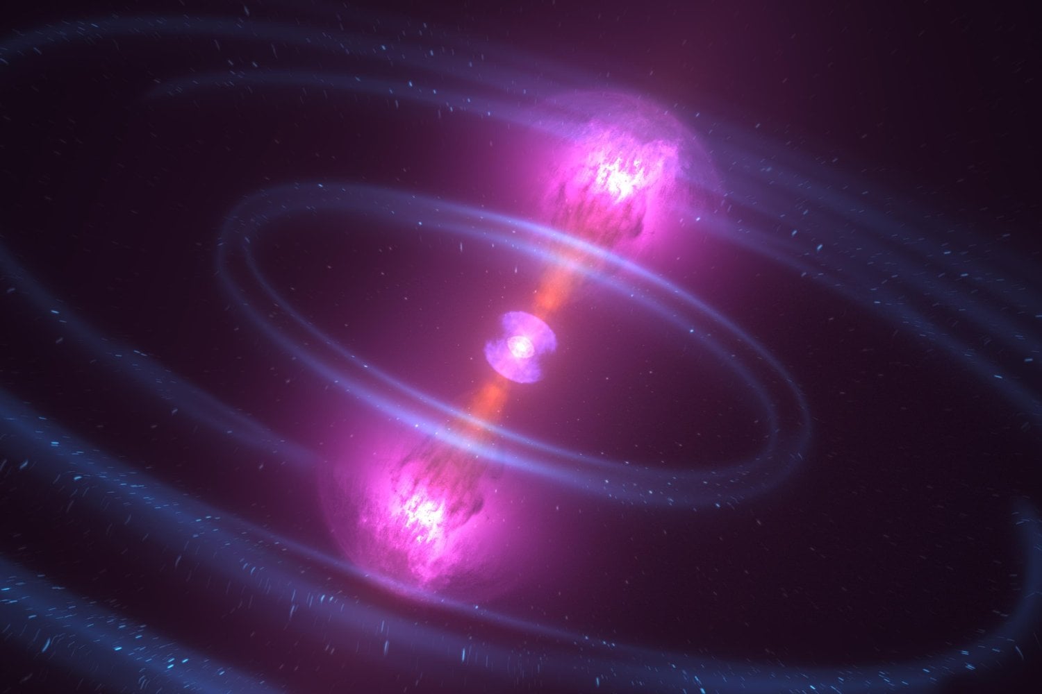 Una inteligencia artificial acaba de ayudar a simular mejor las colisiones de estrellas de neutrones, uno de los fenómenos más extremos del universo. El método permite seguir cómo se libera la energía que ayuda a formar oro, platino y uranio