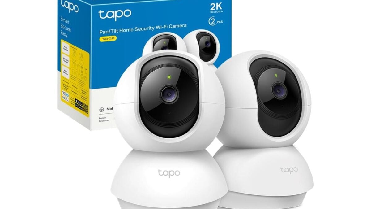 El paquete de 2 cámaras de seguridad Wi-Fi Tapo vuelve a su precio más bajo con casi un 40% de descuento en Amazon