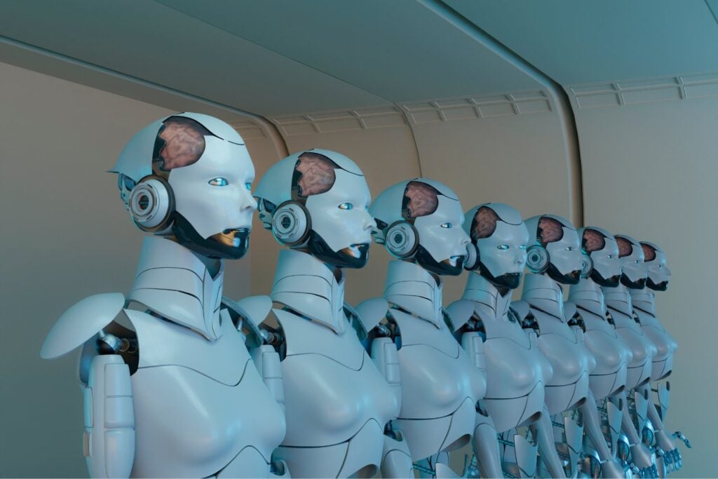 China ya está entrenando robots humanoides como si fueran empleados nuevos: humanos con gafas VR les enseñan a trabajar en fábricas y tiendas