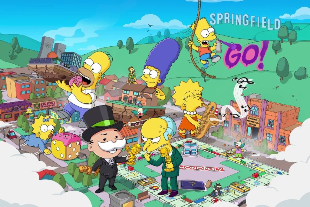 Springfield invade Monopoly GO!: el crossover que nadie esperaba ya es una realidad