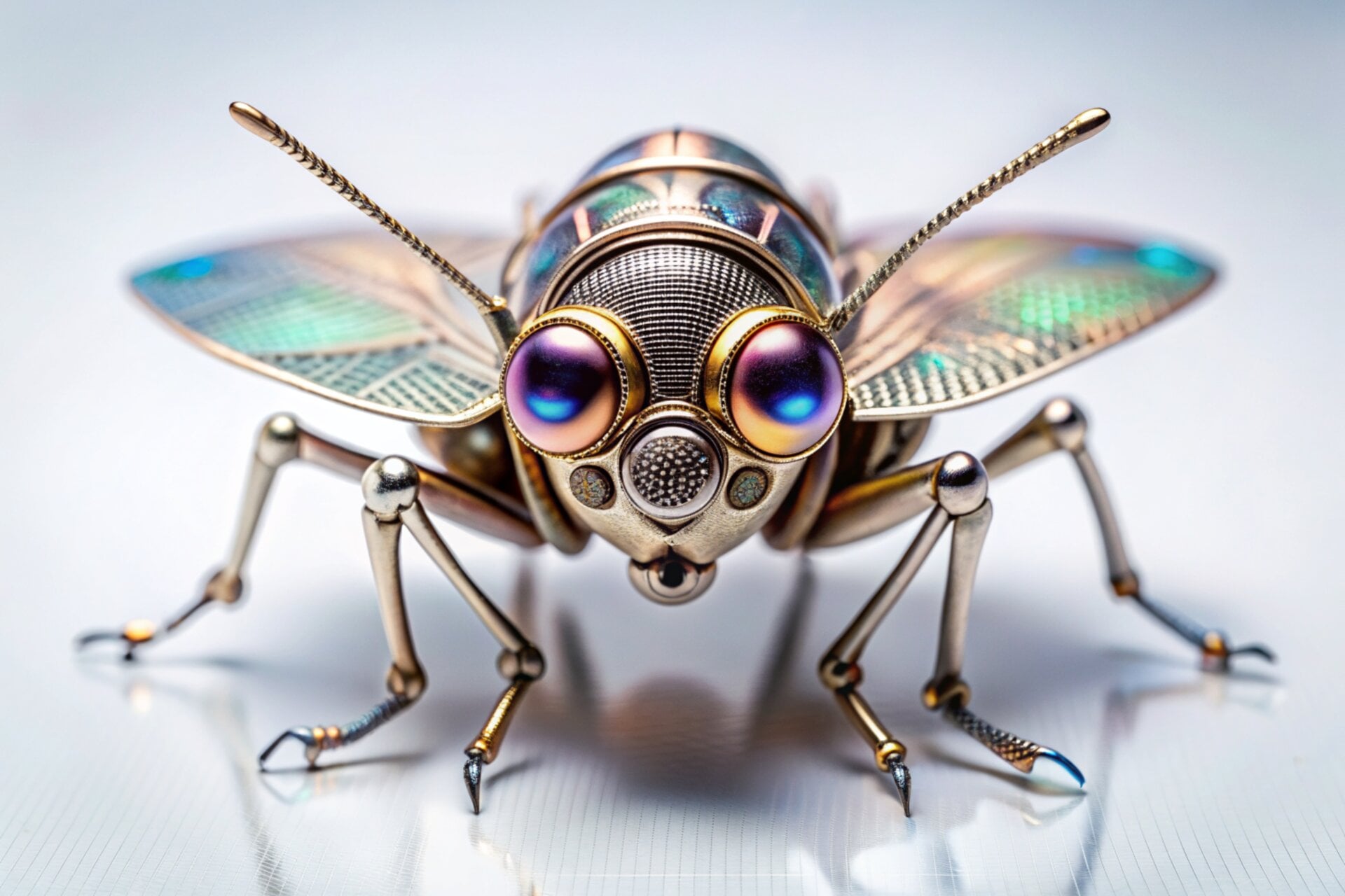 Mechanical,insect.,robot,insect.,mechanical,insect,with,wings