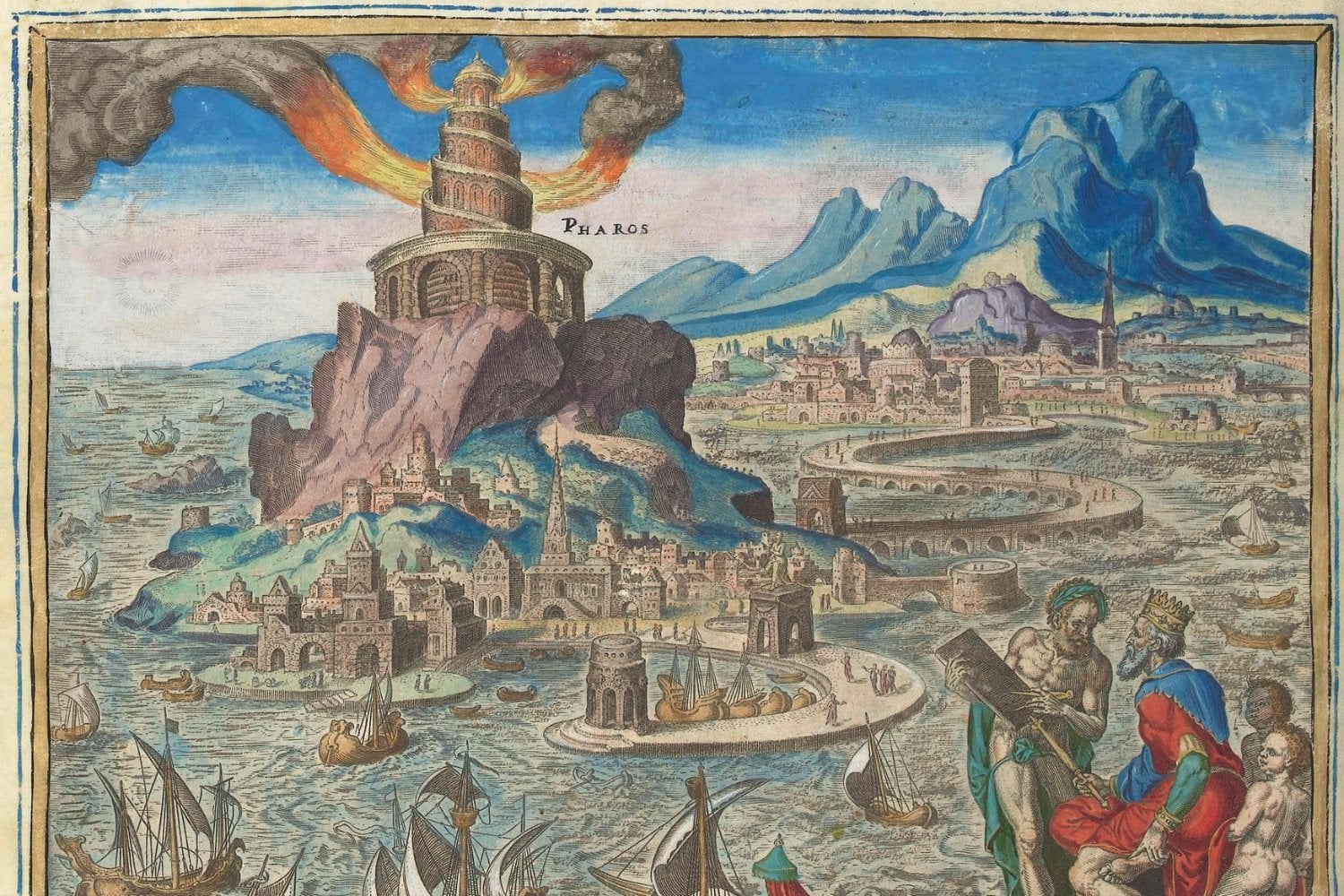 Pintura Del Faro De Alejandria