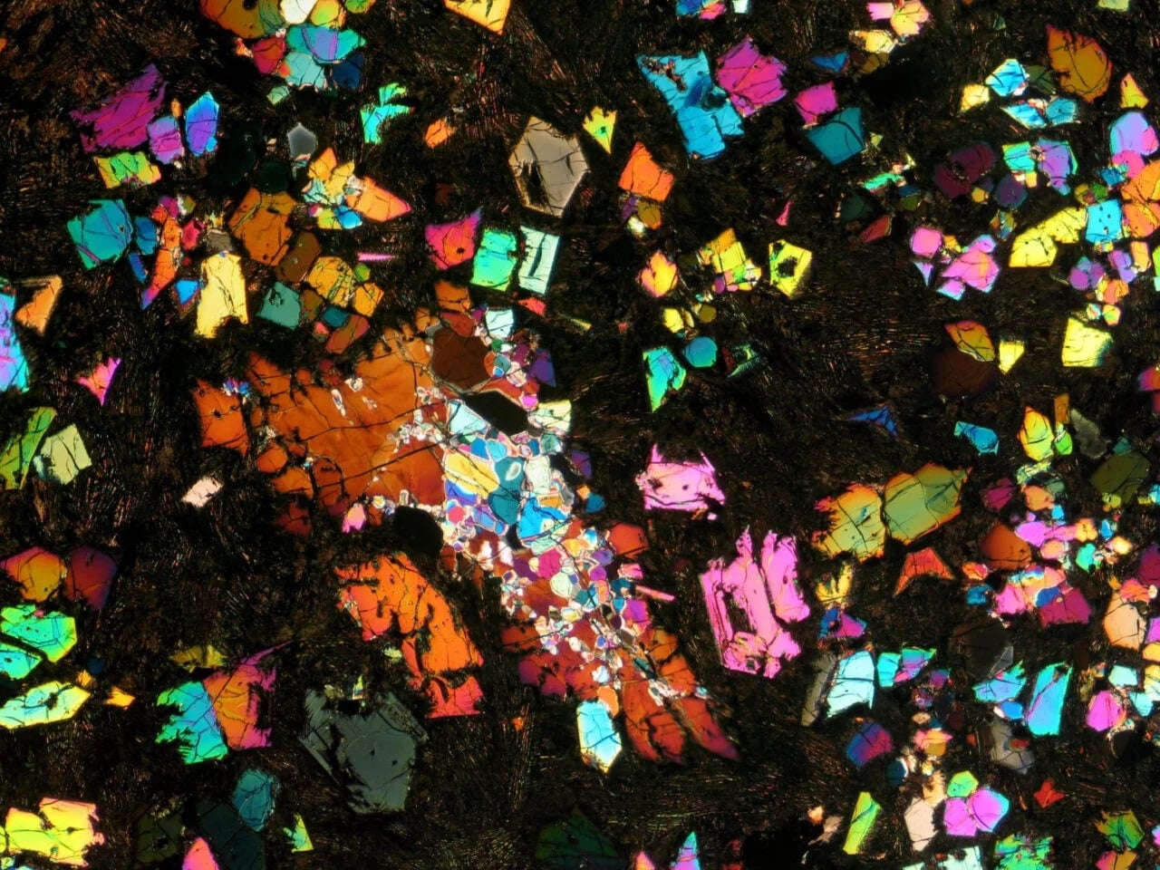 Under Polarized Light Nwa 12774 Angrite 1280x960