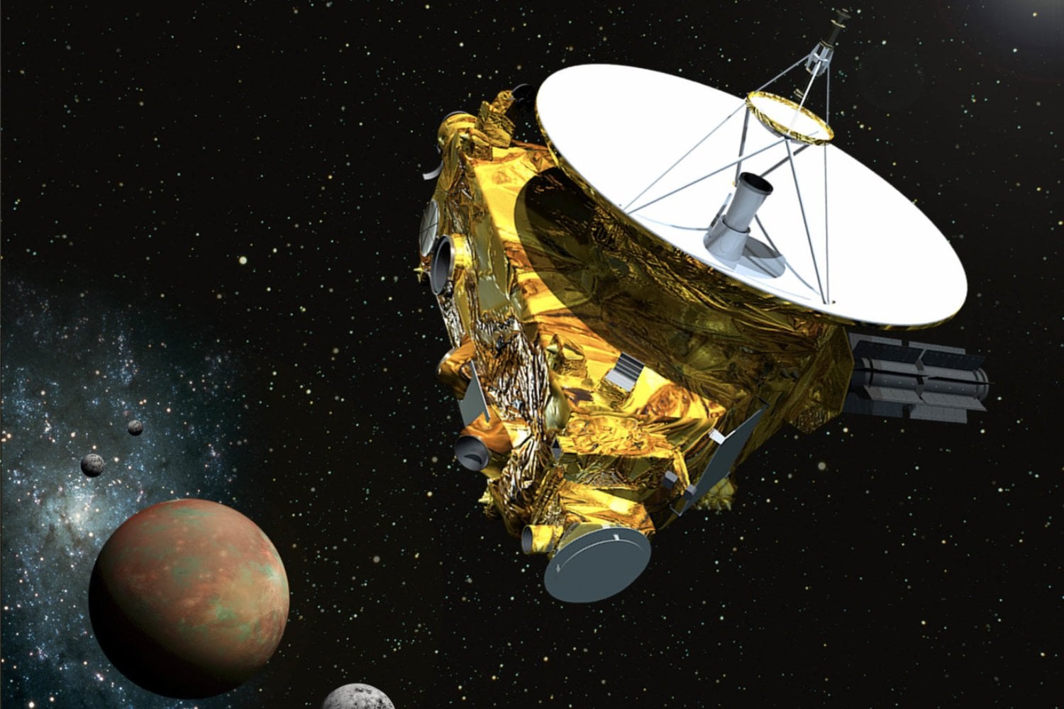 New Horizons acaba de despertar a 9.500 millones de kilómetros de la Tierra. Tras 321 días en hibernación, la sonda se prepara para estudiar la frontera donde el dominio del Sol comienza a debilitarse