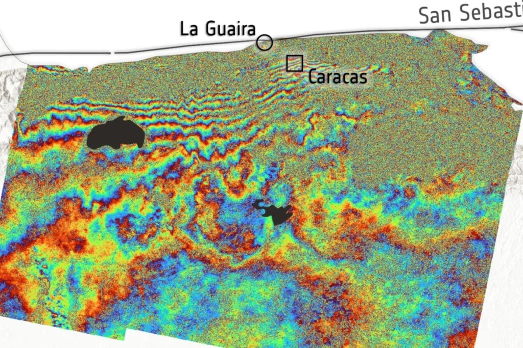El suelo del norte de Venezuela ya no está exactamente donde estaba antes del 24 de junio. Los radares de Sentinel-1 registraron la deformación causada por dos terremotos casi consecutivos
