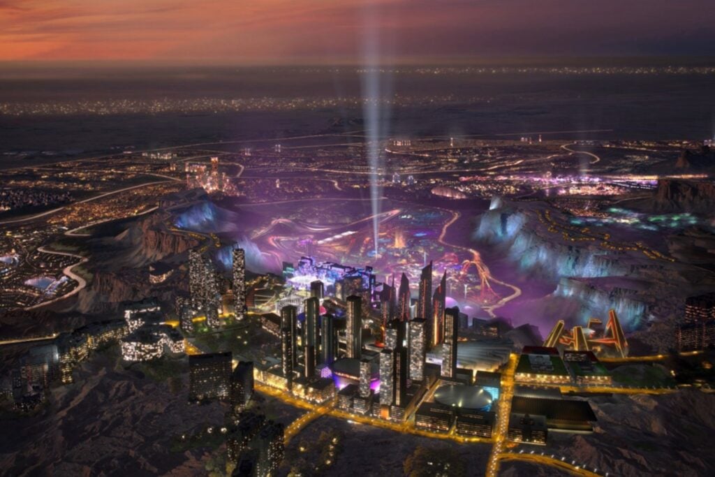 Arabia Saudí quiere levantar una ciudad entera dedicada al entretenimiento. Dos empresas españolas acaban de entrar por la puerta más práctica: mover a millones de visitantes
