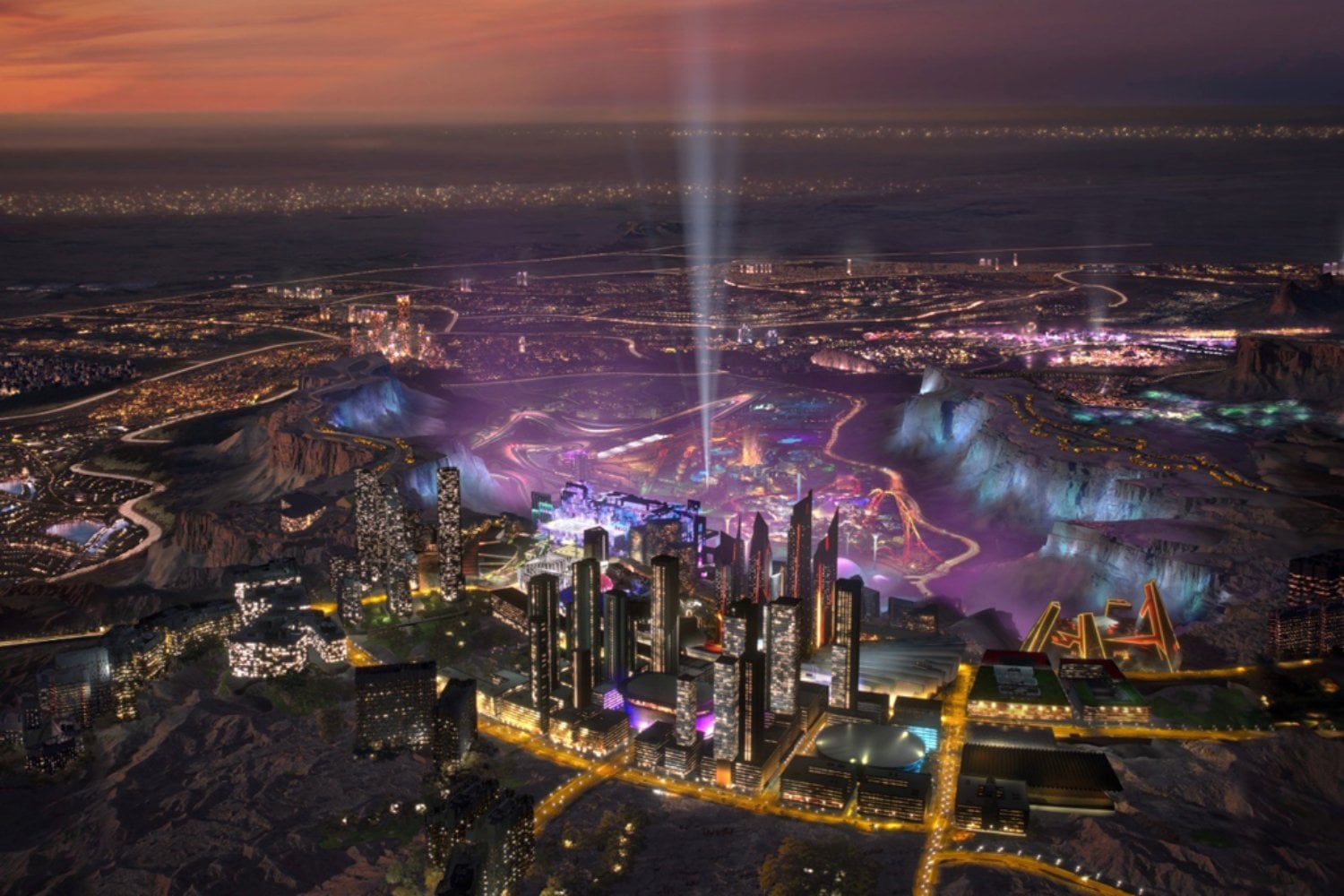 Arabia Saudí quiere levantar una ciudad entera dedicada al entretenimiento. Dos empresas españolas acaban de entrar por la puerta más práctica: mover a millones de visitantes