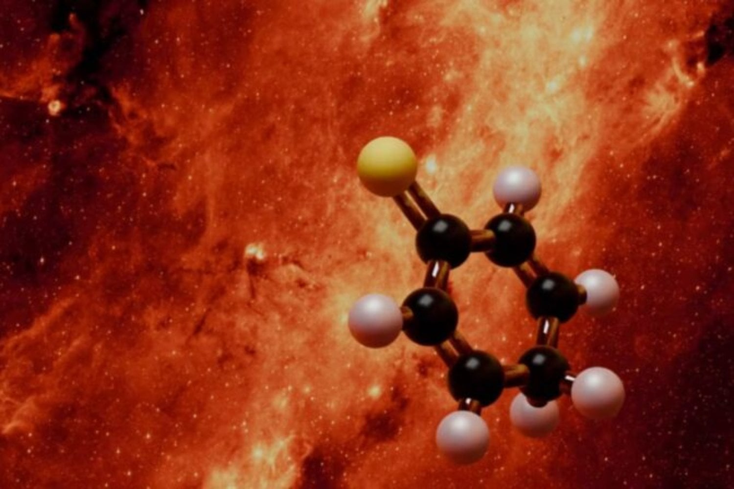 Una molécula absorbió luz y perdió su forma en una fracción diminuta de segundo. Un láser de rayos X ha revelado qué ocurrió alrededor de cada uno de sus átomos