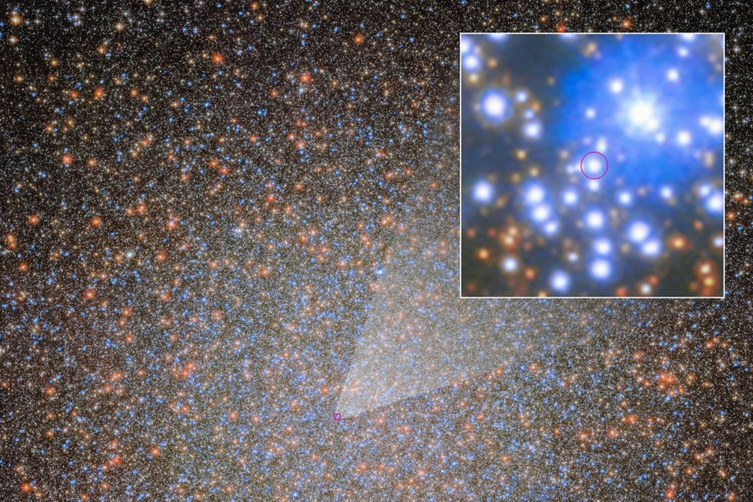 Omega Centauri debería albergar cerca de 10.000 agujeros negros, pero ninguno había aparecido. Hubble y el James Webb acaban de encontrar al primero por el movimiento de una estrella invisible a sus ojos