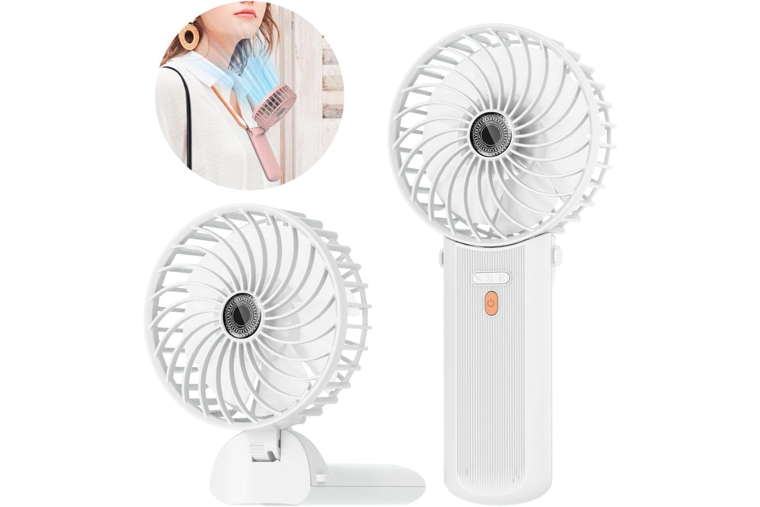 Lepwings Portable USB Rechargeable Handheld Fan