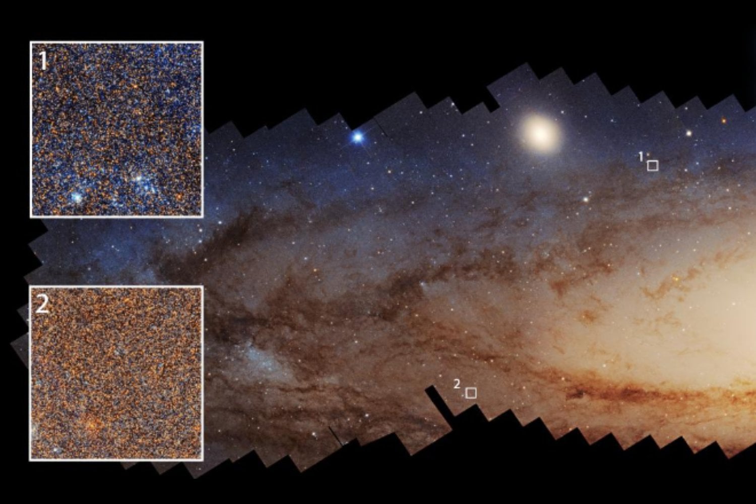 Andrómeda todavía tiene combustible, pero lleva 500 millones de años apagando sus fábricas de estrellas. Hubble descubre una caída del 80% y una pequeña galaxia aparece como principal sospechosa