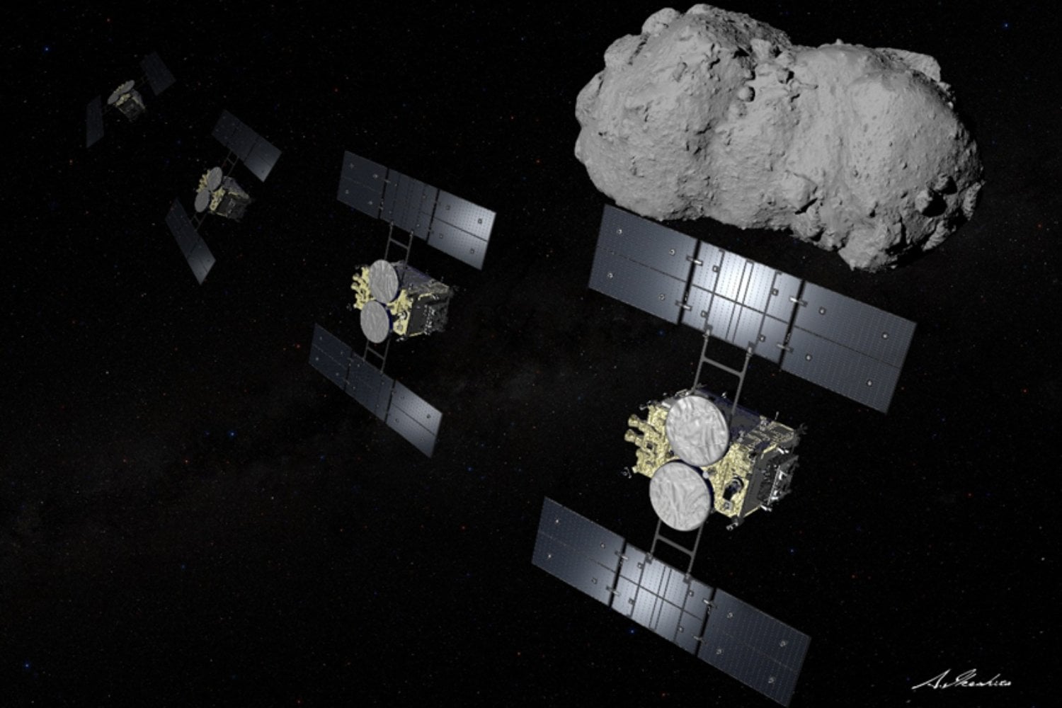 Japón acaba de ensayar una maniobra que parece absurda: pasar a toda velocidad junto a un asteroide sin tocarlo. La clave era aprender a apuntar con precisión extrema para defender la Tierra de una amenaza futura