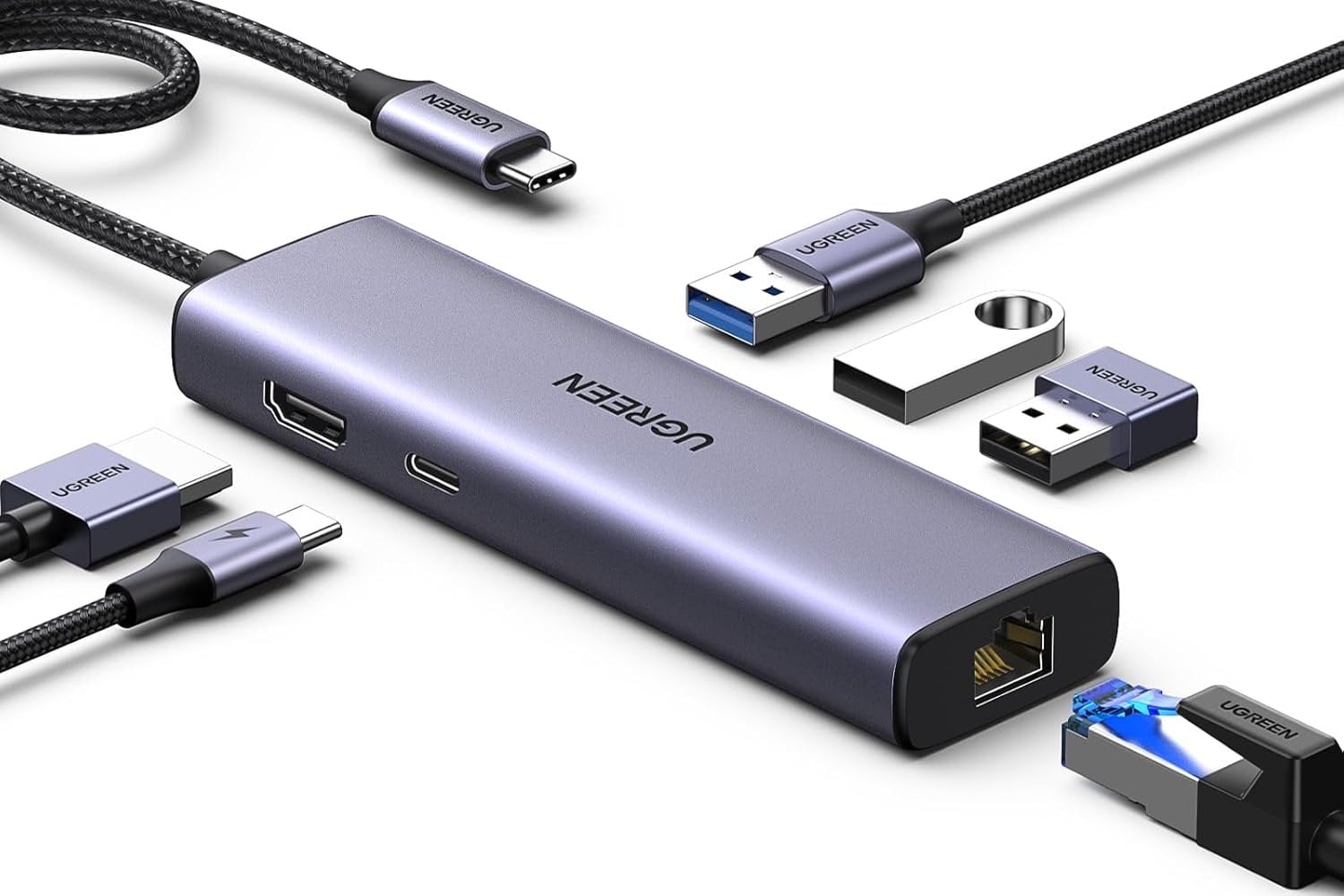 UGREEN Revodok 1061 USB C Hub 6 in 1