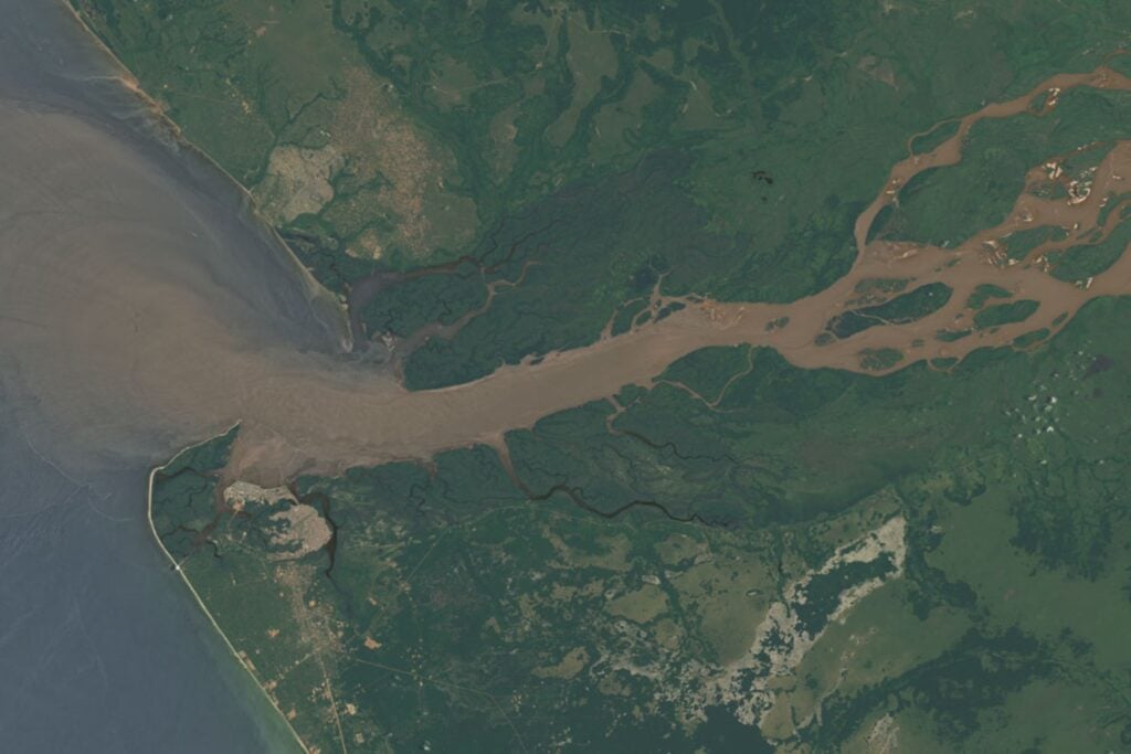 El Atlántico recibe del Congo una avalancha de agua dulce cada segundo, pero su destino era difícil de seguir. Ahora los científicos descubrieron que grandes remolinos la transportan mar adentro