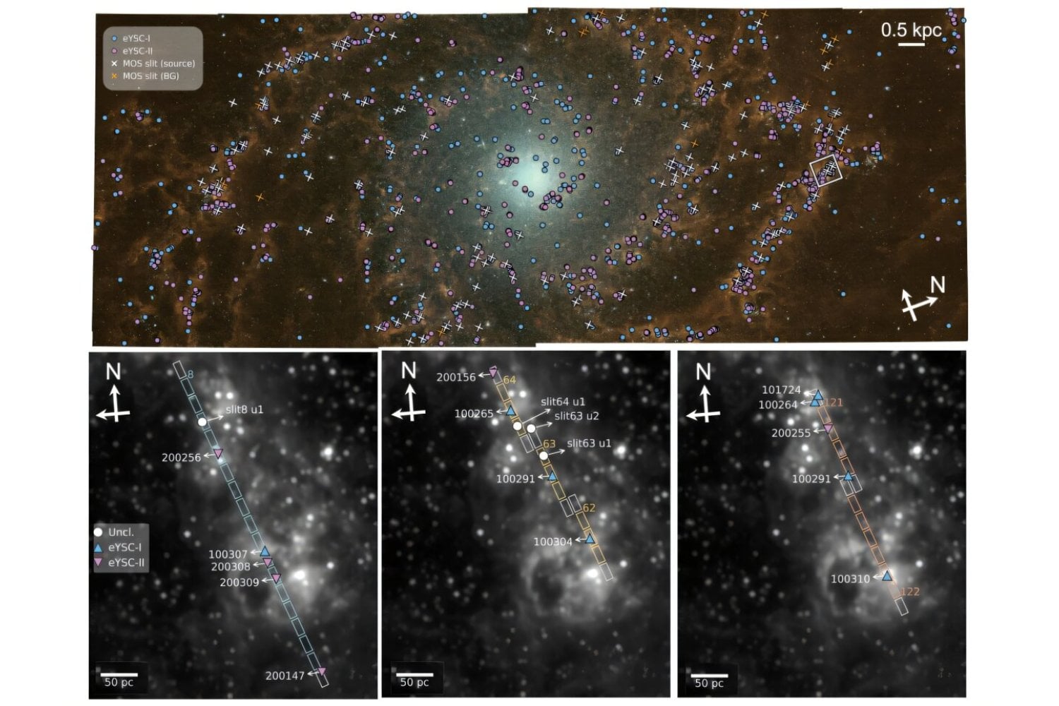 Los astrónomos colocaron 100.000 cúmulos estelares sobre un mismo mapa y convirtieron 38 galaxias en una enorme máquina del tiempo para descubrir cómo nacen, envejecen y desaparecen las estrellas