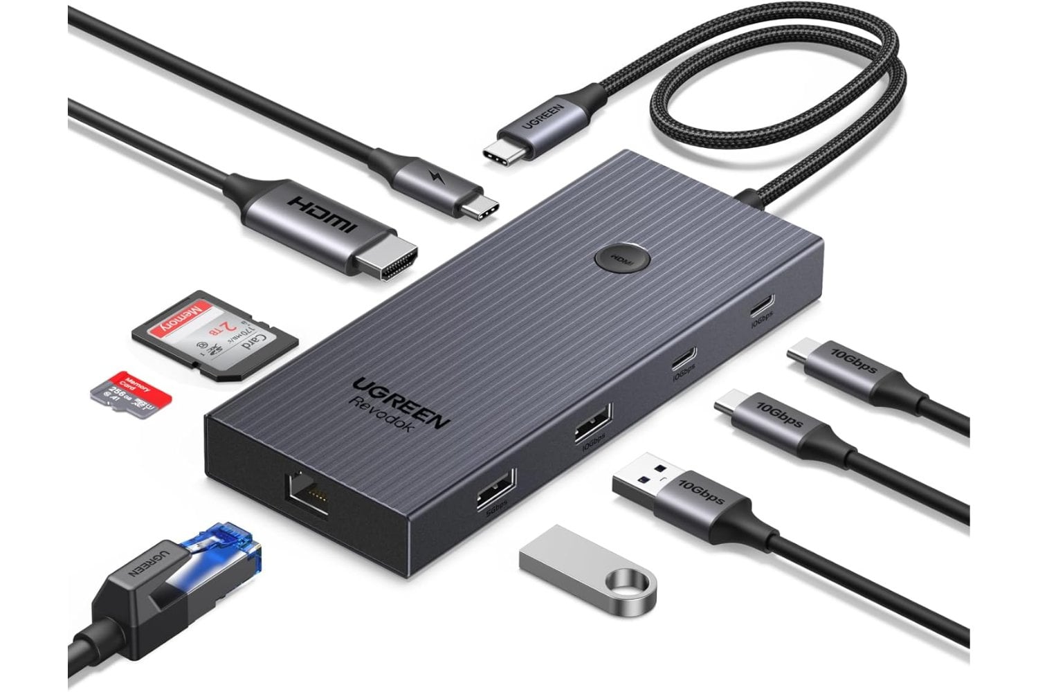 UGREEN Revodok Pro 1091 9-in-1 USB-C Hub Adapter