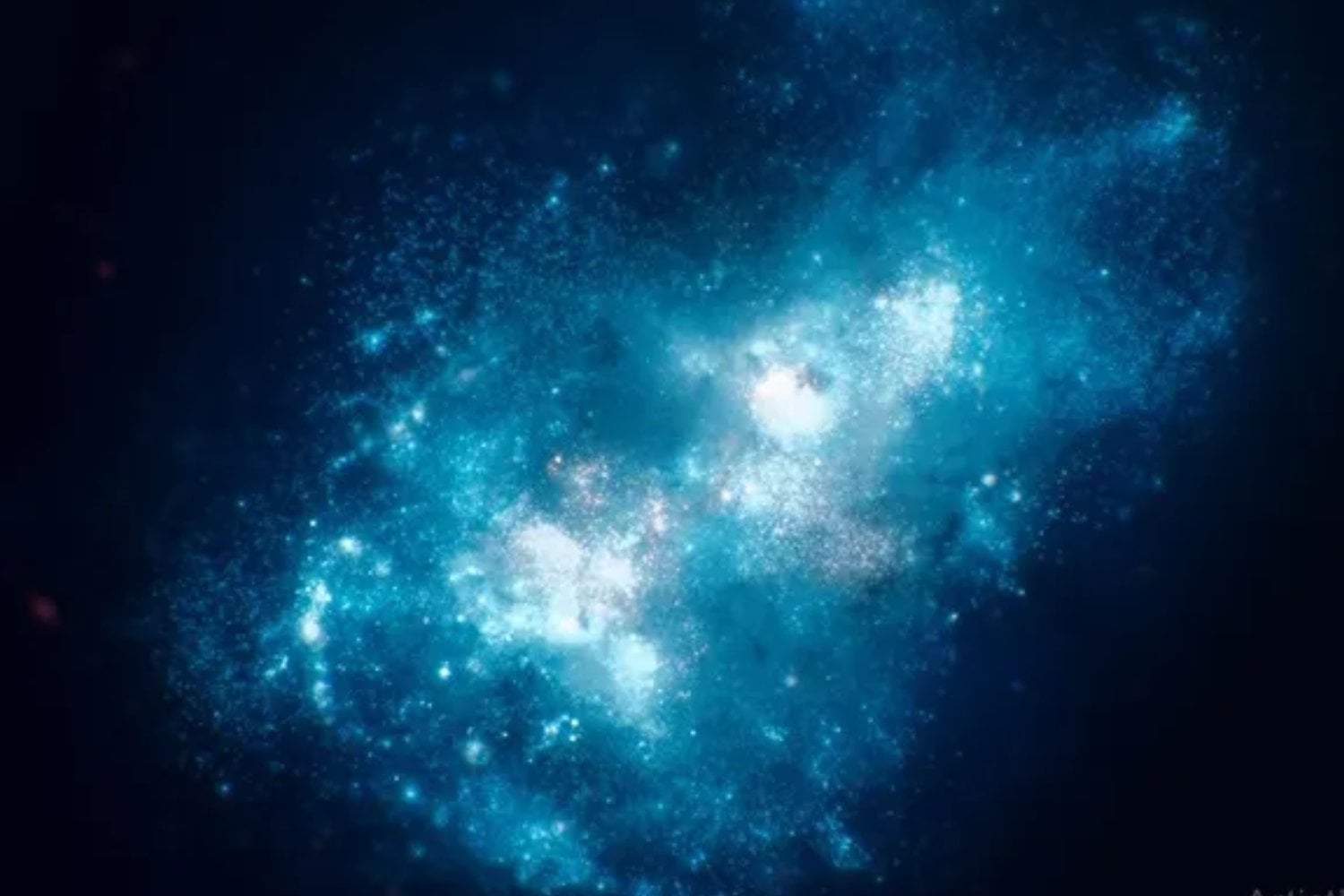 El Hubble detectó una luz que no debería haber atravesado la niebla del universo primitivo. La galaxia MXDFz4.4 revela cómo las primeras estrellas empezaron a volver transparente el cosmos