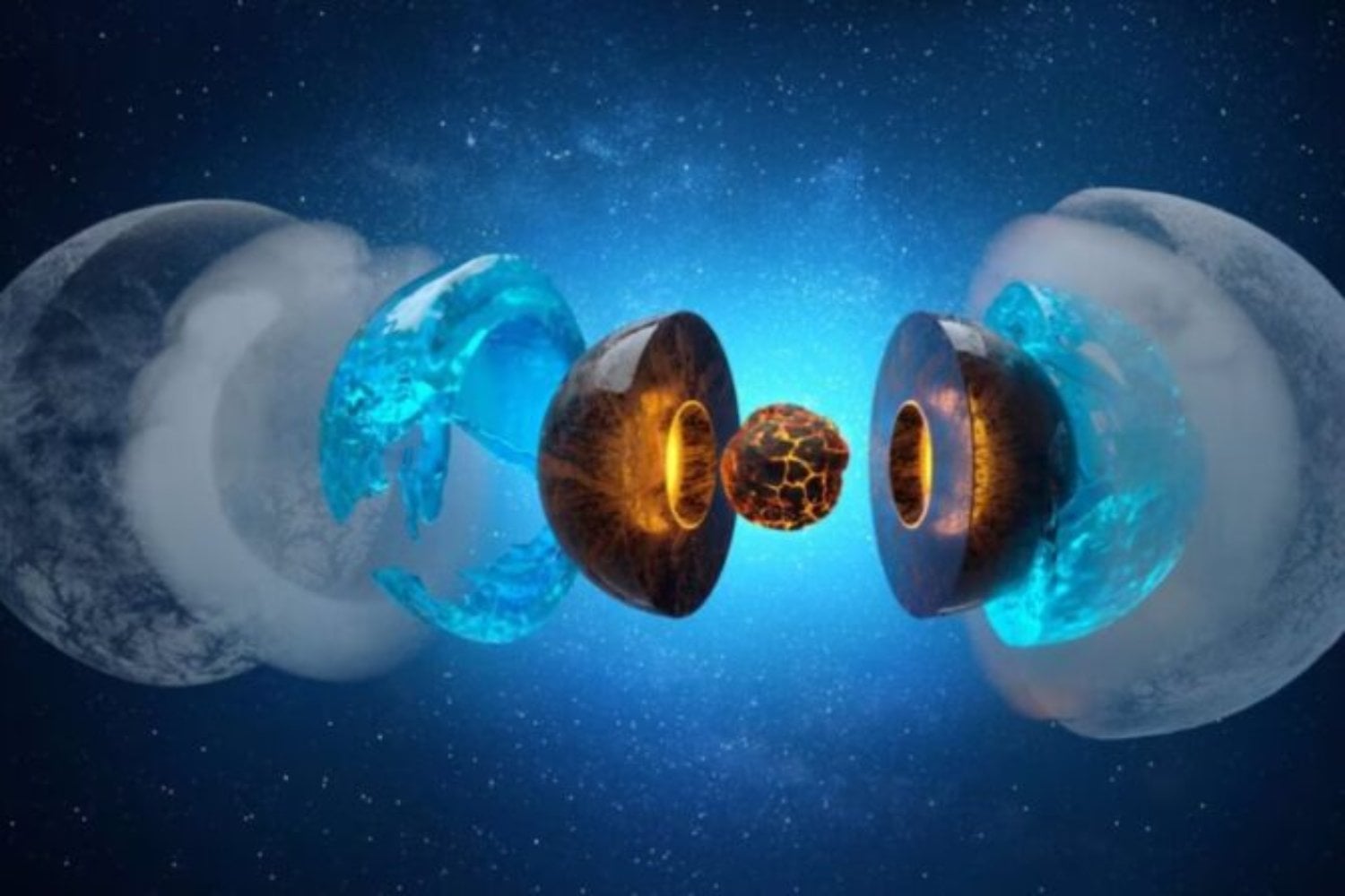 El James Webb puede analizar la atmósfera de un planeta, pero no siempre lo que esconde debajo. Los mini-Neptunos podrían guardar enormes reservas de agua bajo una capa impenetrable de hidrógeno