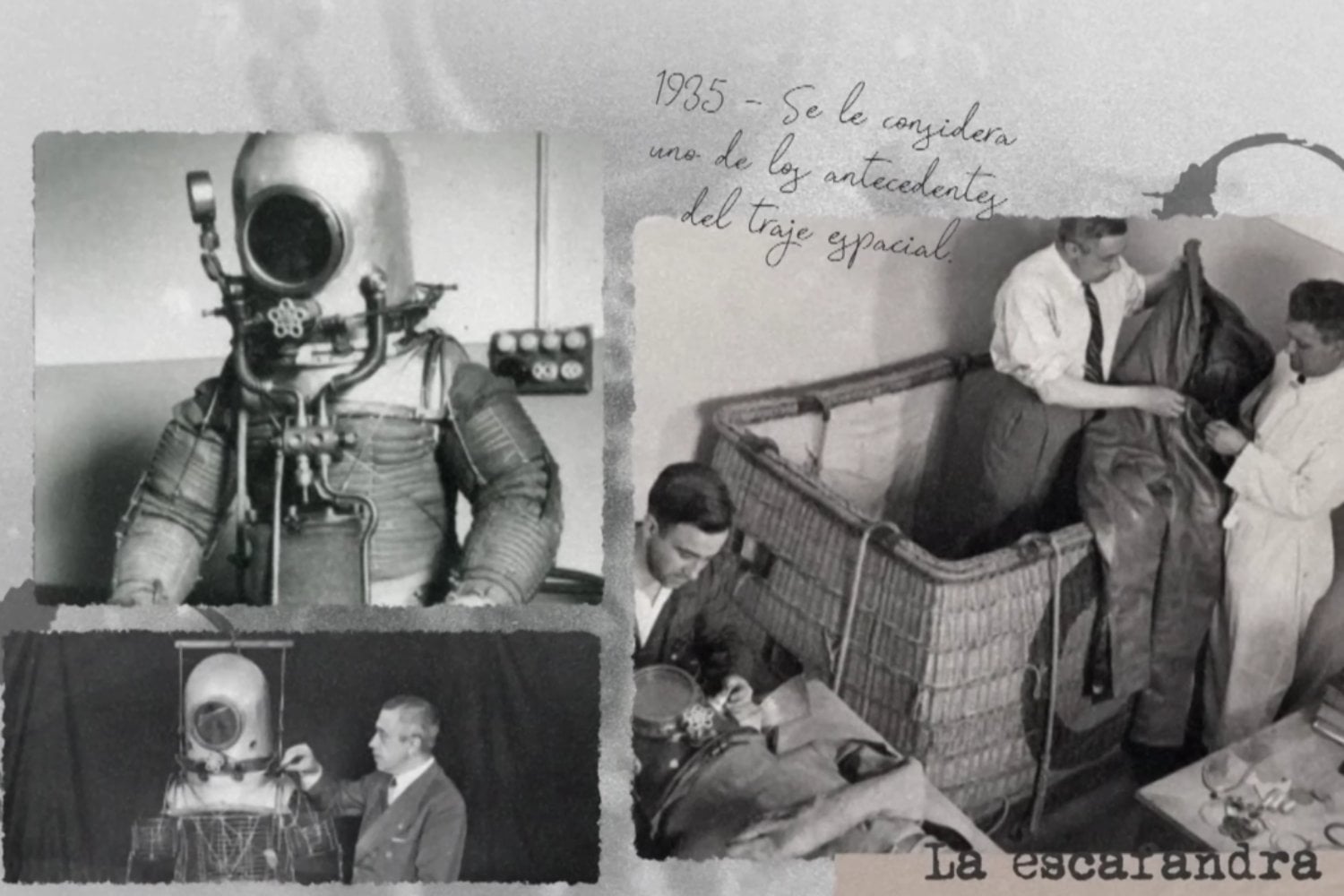 Antes de la NASA, un ingeniero español ya había creado una escafandra para sobrevivir cerca del espacio