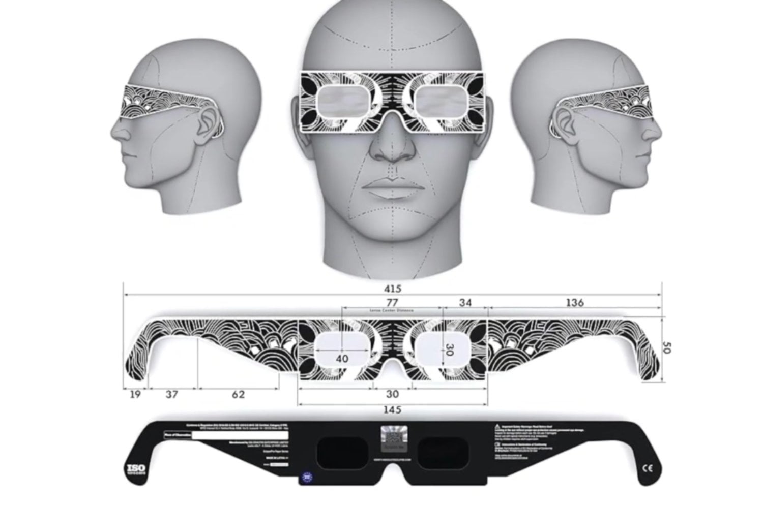 Tus gafas de sol más caras no sirven para mirar un eclipse, pero unas de cartón sí