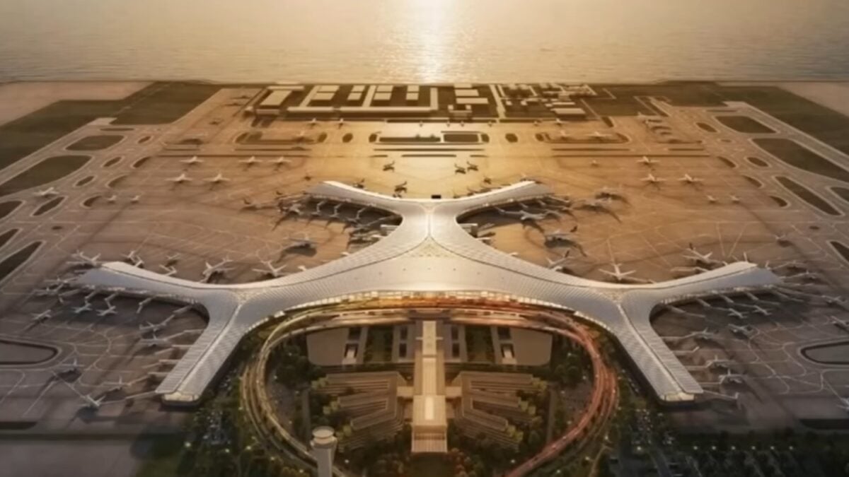 El aeropuerto sobre el mar que China quiere terminar en 2028 enfrenta retos mucho más allá de la ingeniería