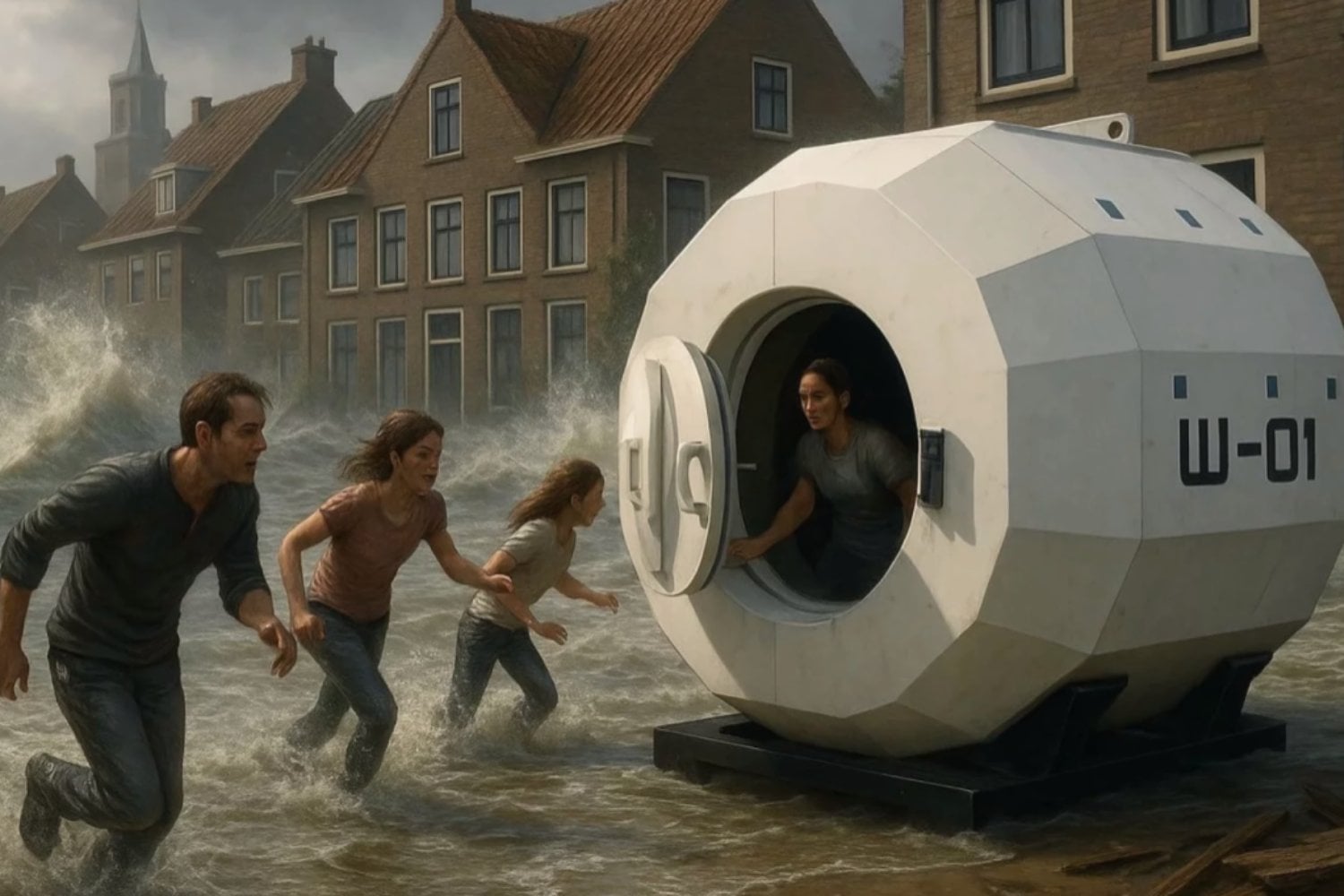 No puede detener un tsunami, pero sí intentar salvarte: así es la cápsula de supervivencia creada en Francia
