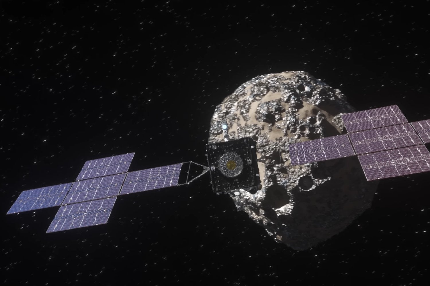 La NASA utilizó Marte como una gigantesca catapulta: Psyche ya viaja hacia el asteroide más misterioso del sistema solar