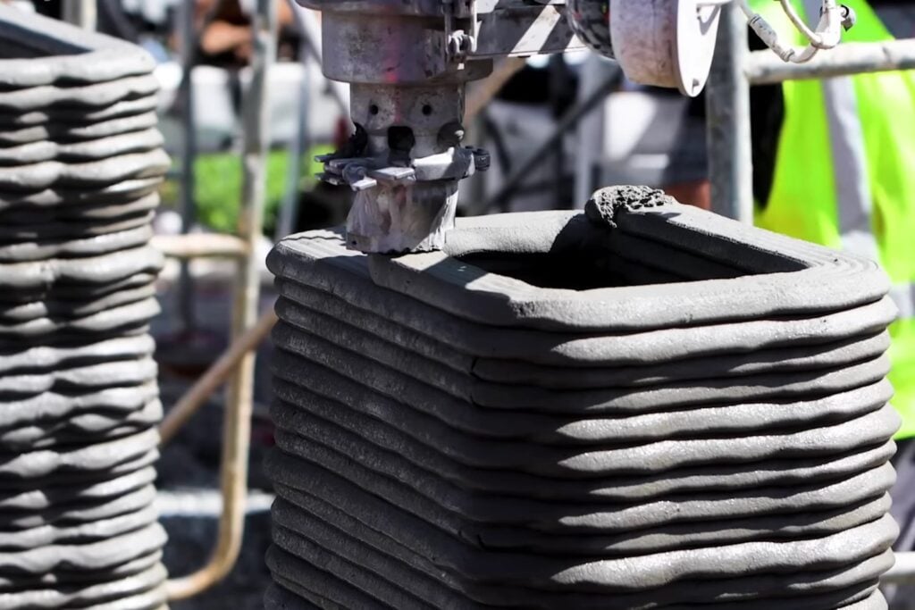 La construcción del futuro tarda 30 minutos: este puente de hormigón salió directamente de una impresora 3D