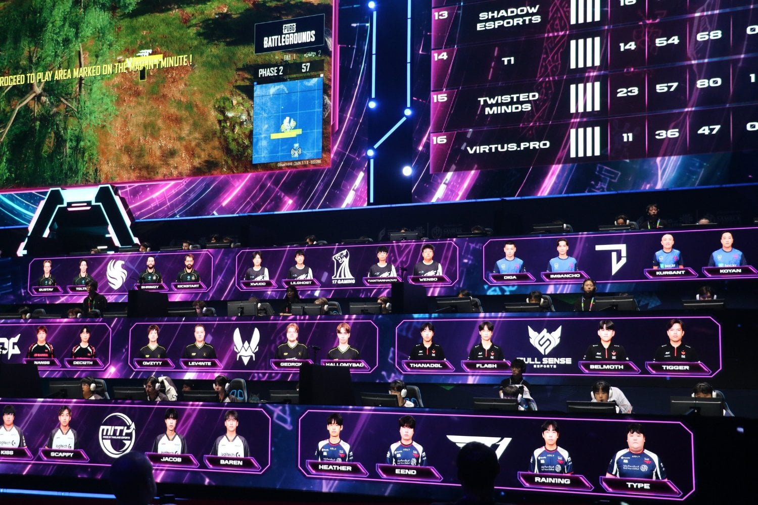 PUBG convirtió su última partida en una calculadora gigante y 17 Gaming fue el único que llegó con las cuentas hechas. La agresividad terminó valiendo más que esconderse para sobrevivir en Astana