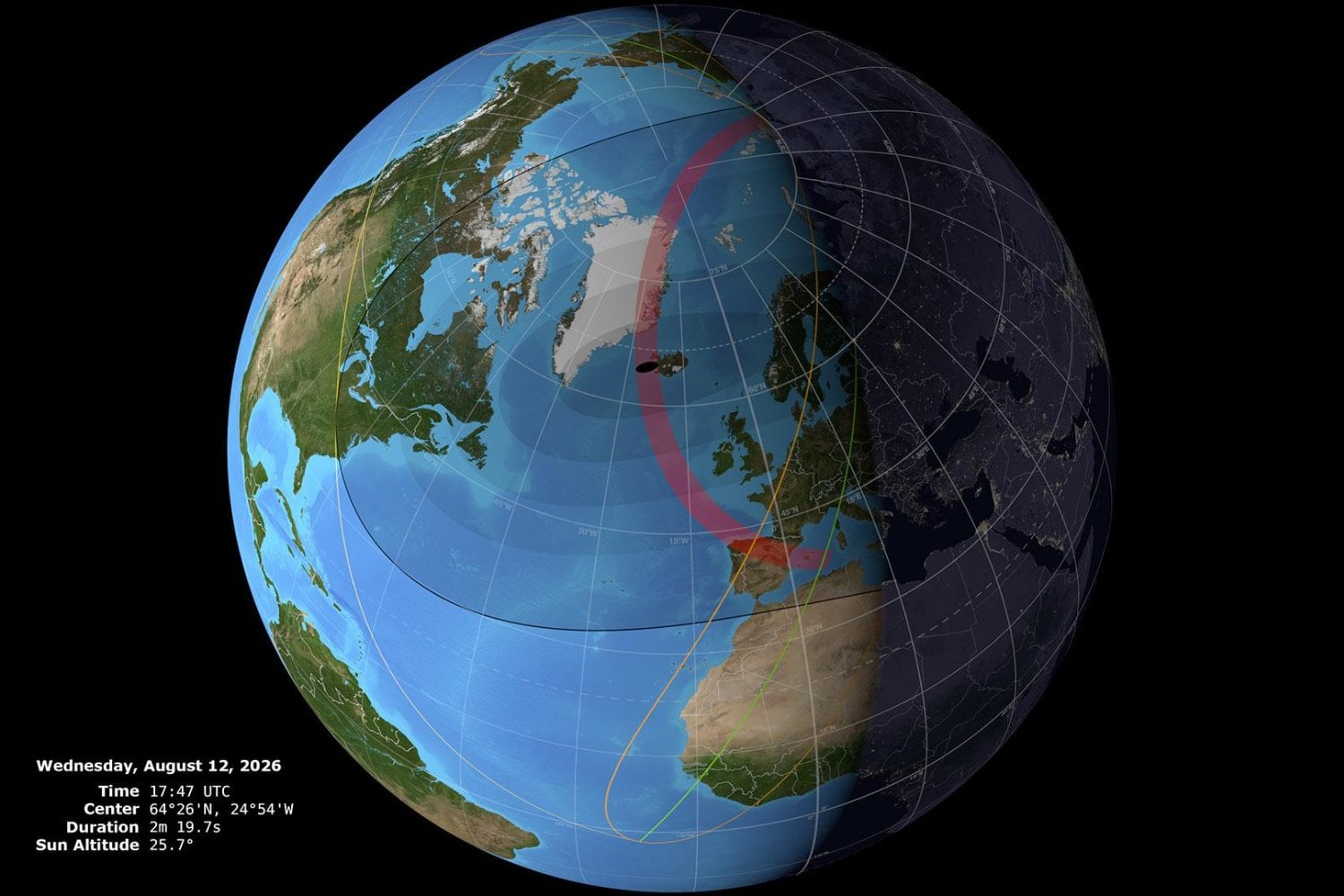 Desde España vimos cómo la Luna se comía el Sol durante unos minutos. Desde el espacio ocurrió algo mucho más extraño: un enorme círculo negro cruzó la Tierra y convirtió el eclipse en una imagen casi imposible