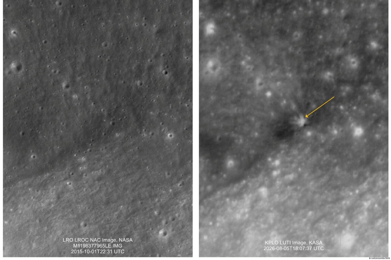 Una etapa de Falcon 9 pasó más de un año y medio vagando entre la Tierra y la Luna. Su choque a 8.700 km/h ha terminado convertido en un experimento que nadie planeó