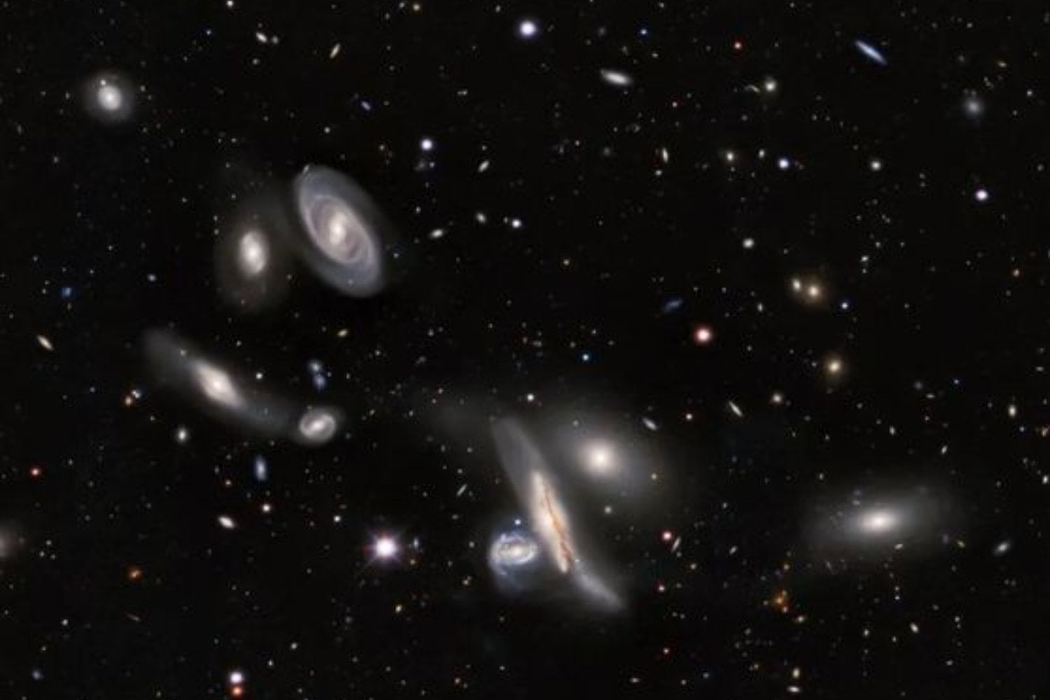 Astrónomos han construido un mapa del universo con 5,6 billones de píxeles y casi 4.000 millones de objetos. Es tan grande que servirá de brújula a los próximos telescopios y a la IA