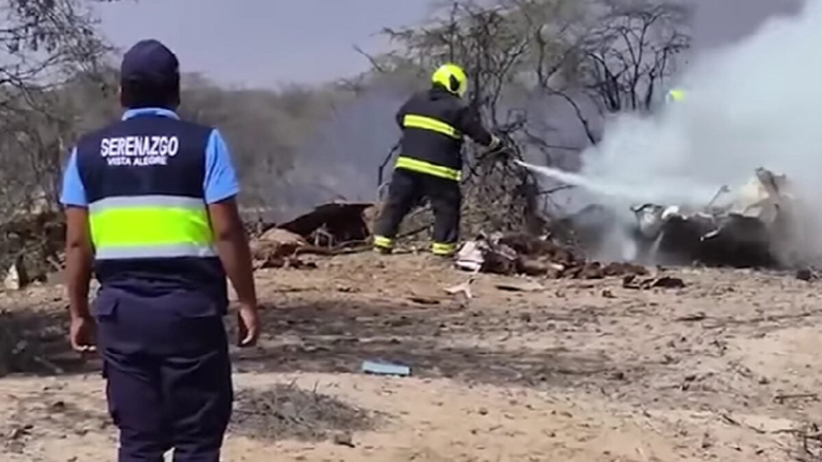 Accidente aéreo en Perú. Cae un avión con turistas cerca de las líneas de Nazca