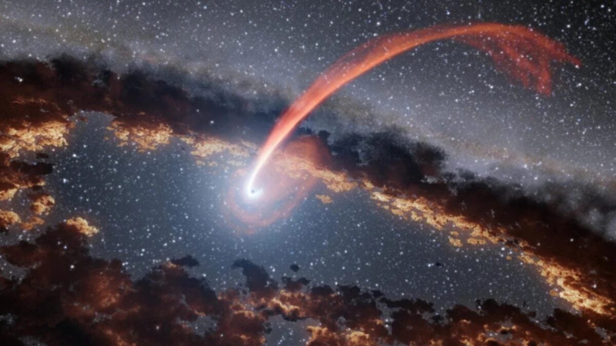 Los agujeros negros pueden sufrir de indigestión igual que nosotros, y expulsan los gases de manera espectacular