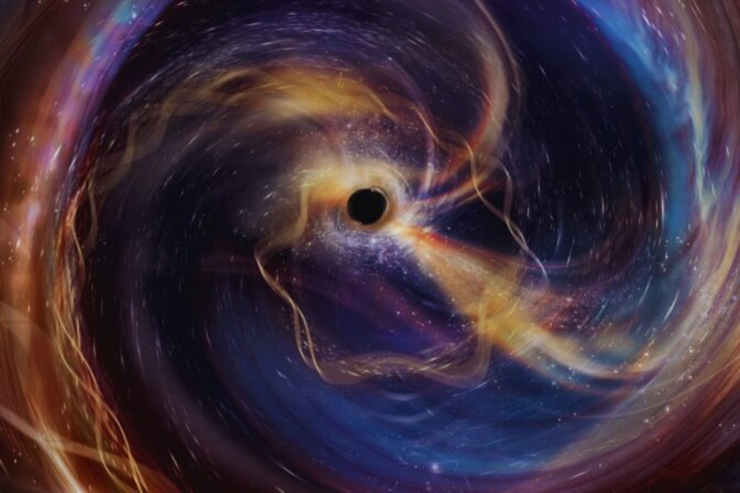 El James Webb encontró tres agujeros negros alimentándose en una galaxia a 12.500 millones de años luz. Dos ya avanzan hacia una colisión y el más pequeño crece por encima del límite teórico