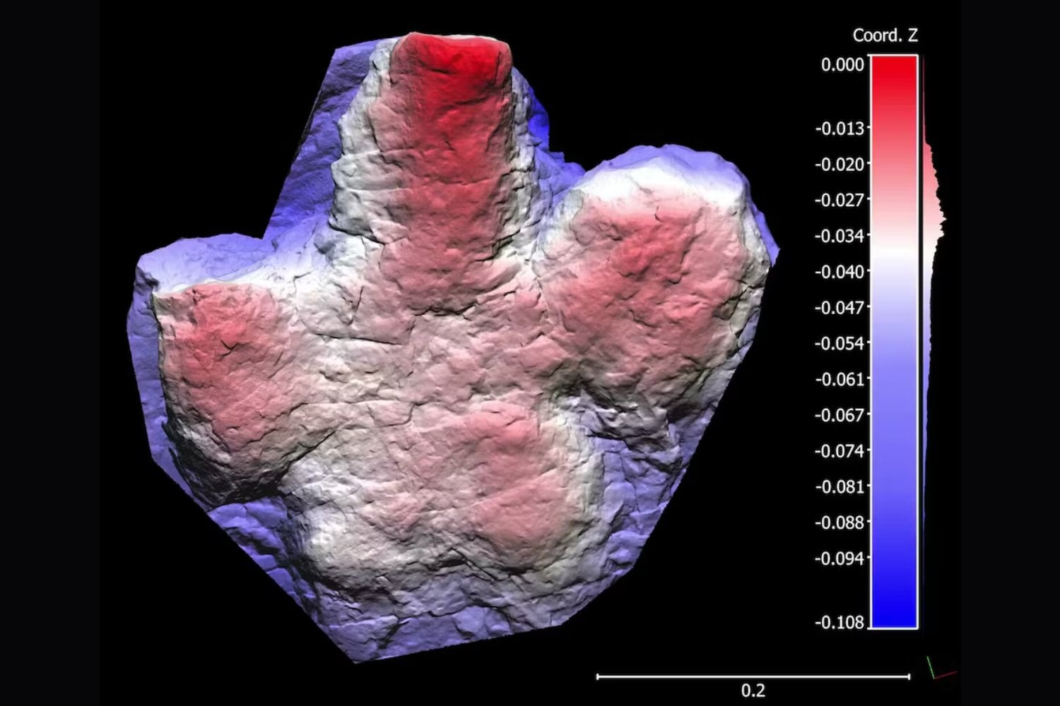 Encontraron huellas de dinosaurio en Canadá en 1988, pero el lugar era tan remoto que tardaron 34 años en regresar. Solo entonces descubrieron que pertenecían a un periodo del Cretácico casi borrado del mapa