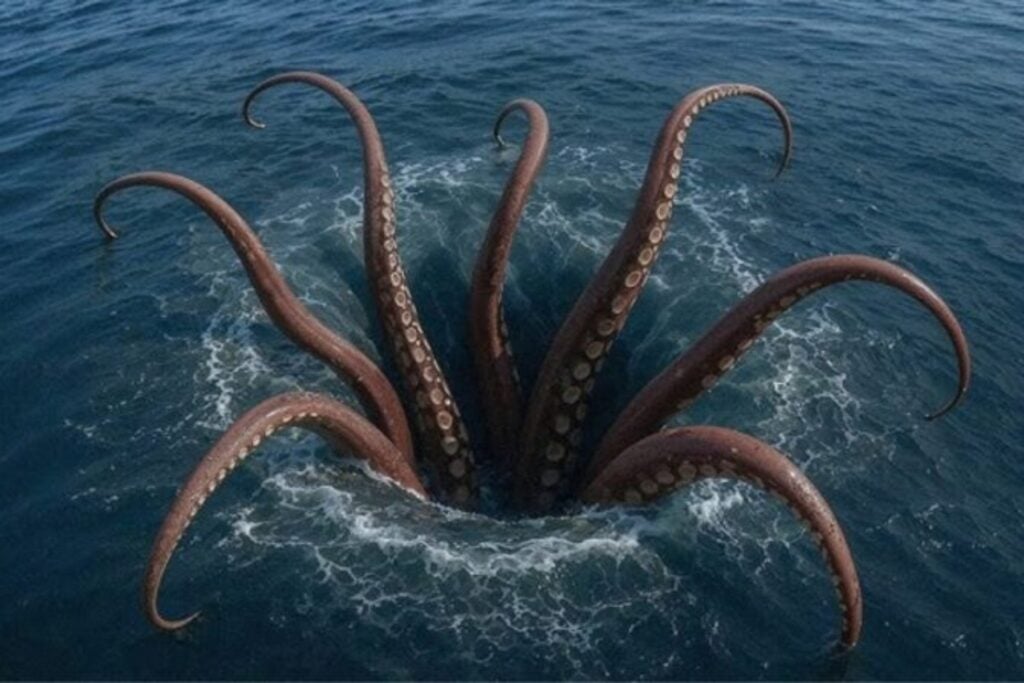 Los vertebrados parecían llevar 370 millones de años gobernando la cima del océano. Unas mandíbulas ocultas en roca acaban de revelar pulpos de hasta 19 metros que mordían como auténticos krakens