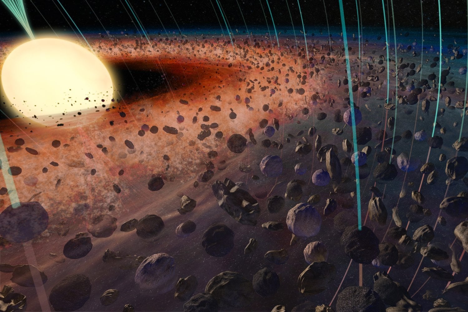 En 2008 encontraron una roca negra enterrada en el hielo de la Antártida. Dieciocho años después, un microscopio cuántico reveló que guardaba la huella magnética que pudo ayudar a formar el Sol