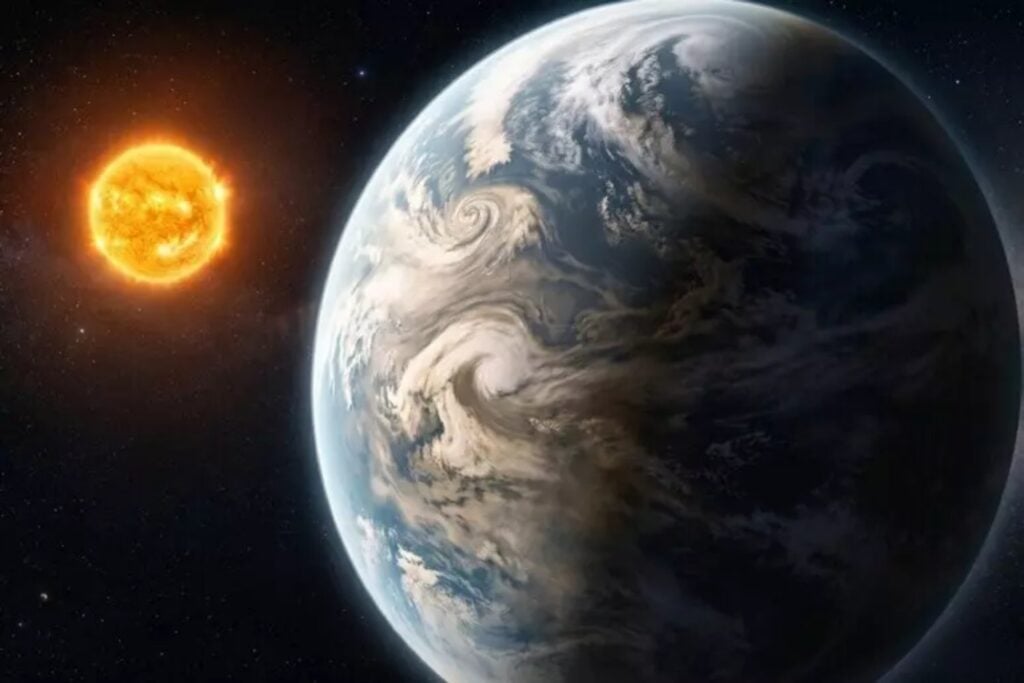 Un planeta al menos siete veces más masivo que la Tierra completa un año cada 14 horas y acabará devorado por su estrella. Nunca la eclipsó: lo encontraron siguiendo el resplandor de su cara abrasada