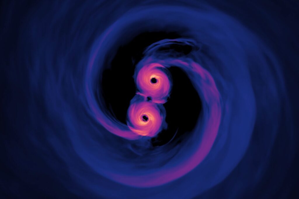 Un “zumbido” de ondas gravitacionales lleva años atravesando el universo. Científicos creen que podría esconder el rastro de estrellas oscuras gigantes alimentadas por materia oscura