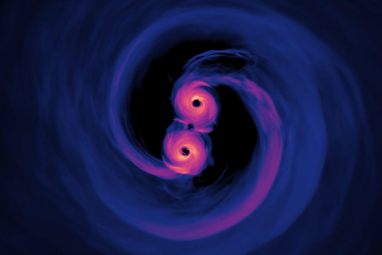 Un “zumbido” de ondas gravitacionales lleva años atravesando el universo. Científicos creen que podría esconder el rastro de estrellas oscuras gigantes alimentadas por materia oscura