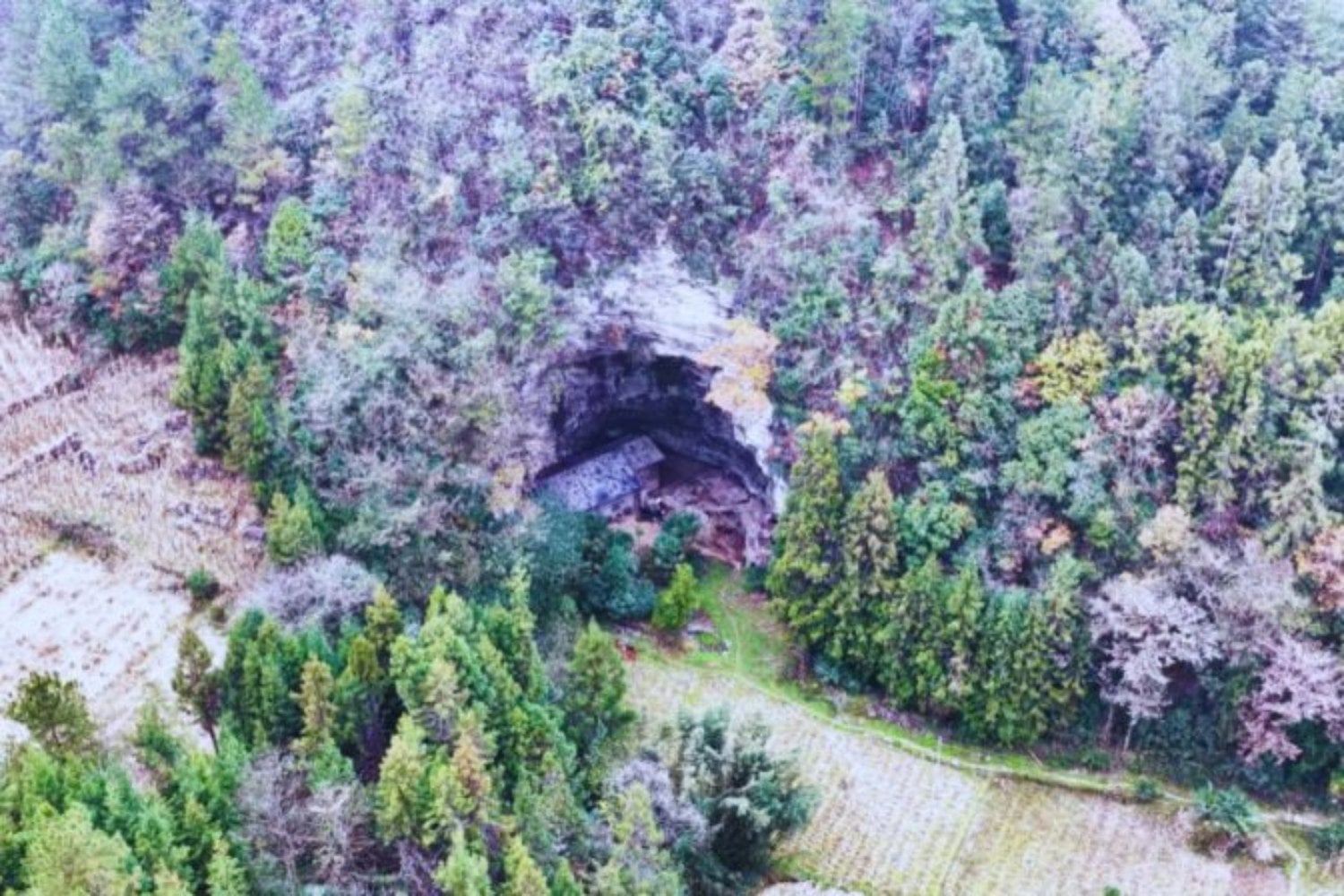 Lleva 50 años viviendo dentro de una cueva en las montañas de China. Tiene agua, electricidad y una casa que su familia empezó a construir hace casi un siglo