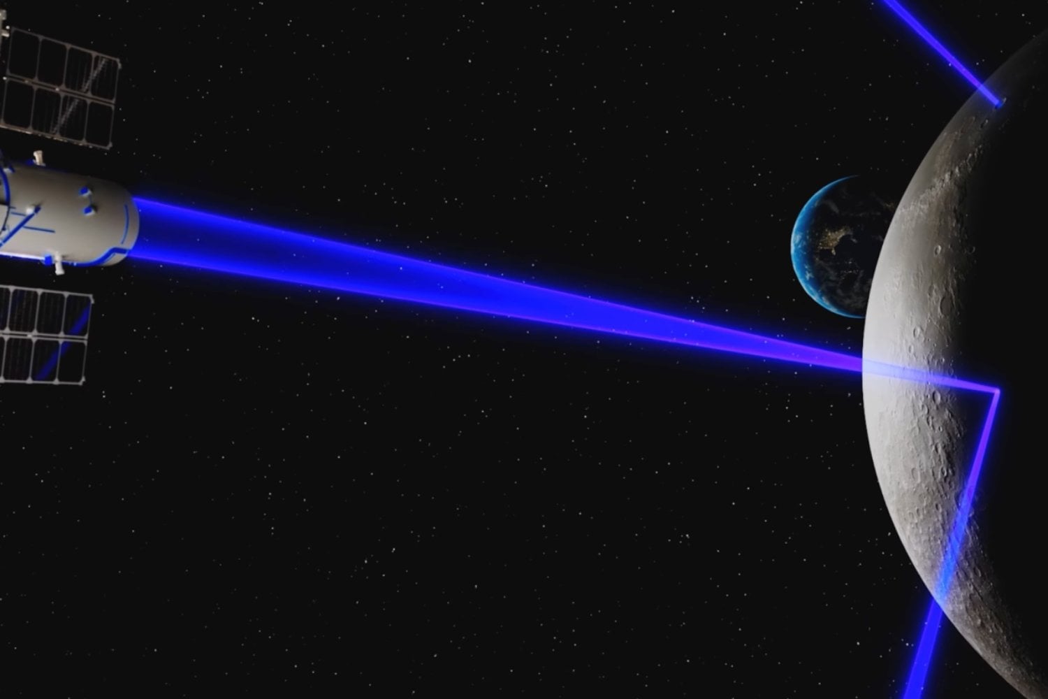 La NASA estudia convertir la Luna en una enorme red eléctrica sin cables. Tres naves con láseres y torres solares de 20 metros podrían mantener vivas sondas durante sus noches de 14 días