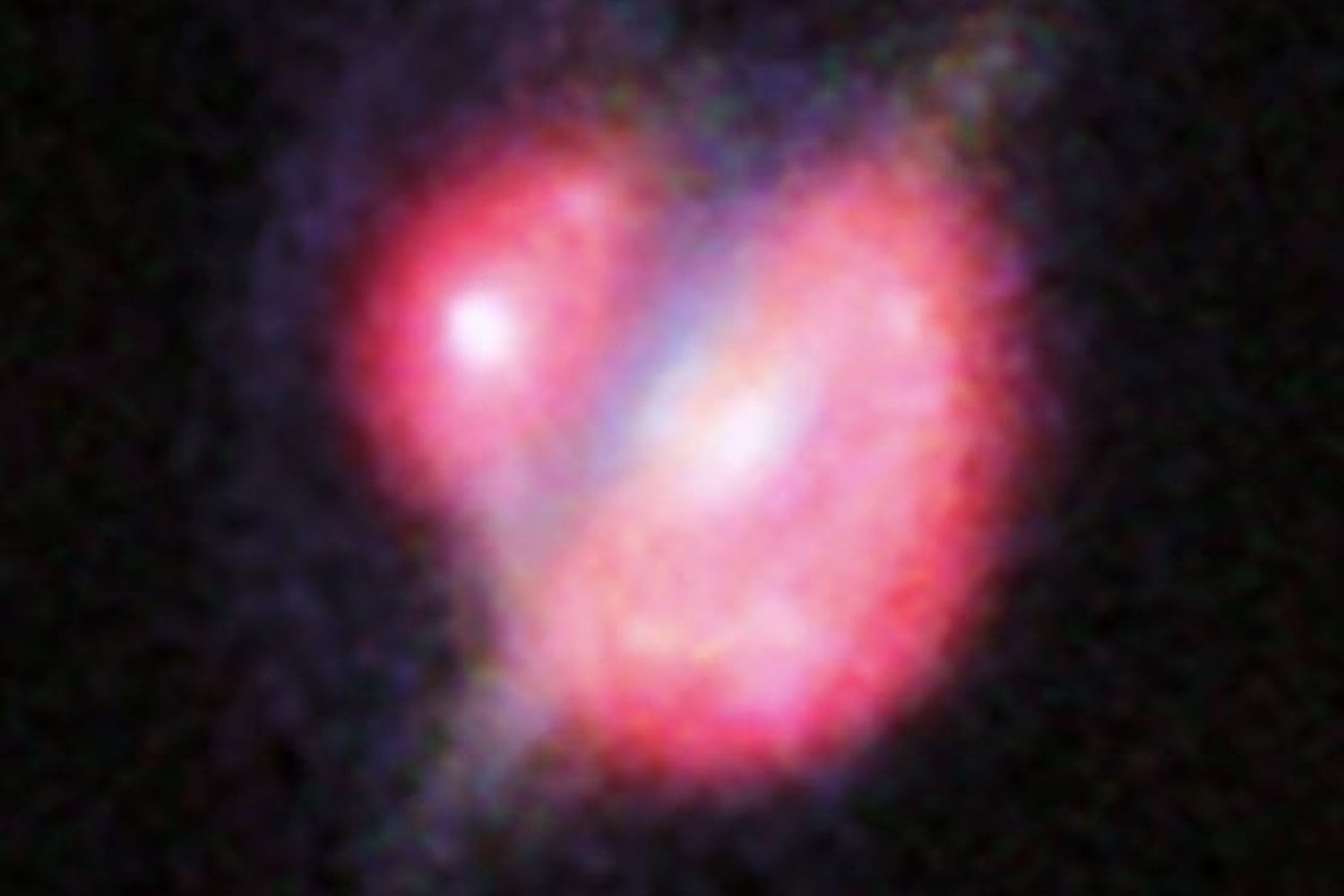Astrónomos reciben una “señal láser” desde 8.000 millones de años luz. Es la más lejana de su tipo y llega de dos galaxias que chocaban cuando el Universo tenía menos de la mitad de su edad actual