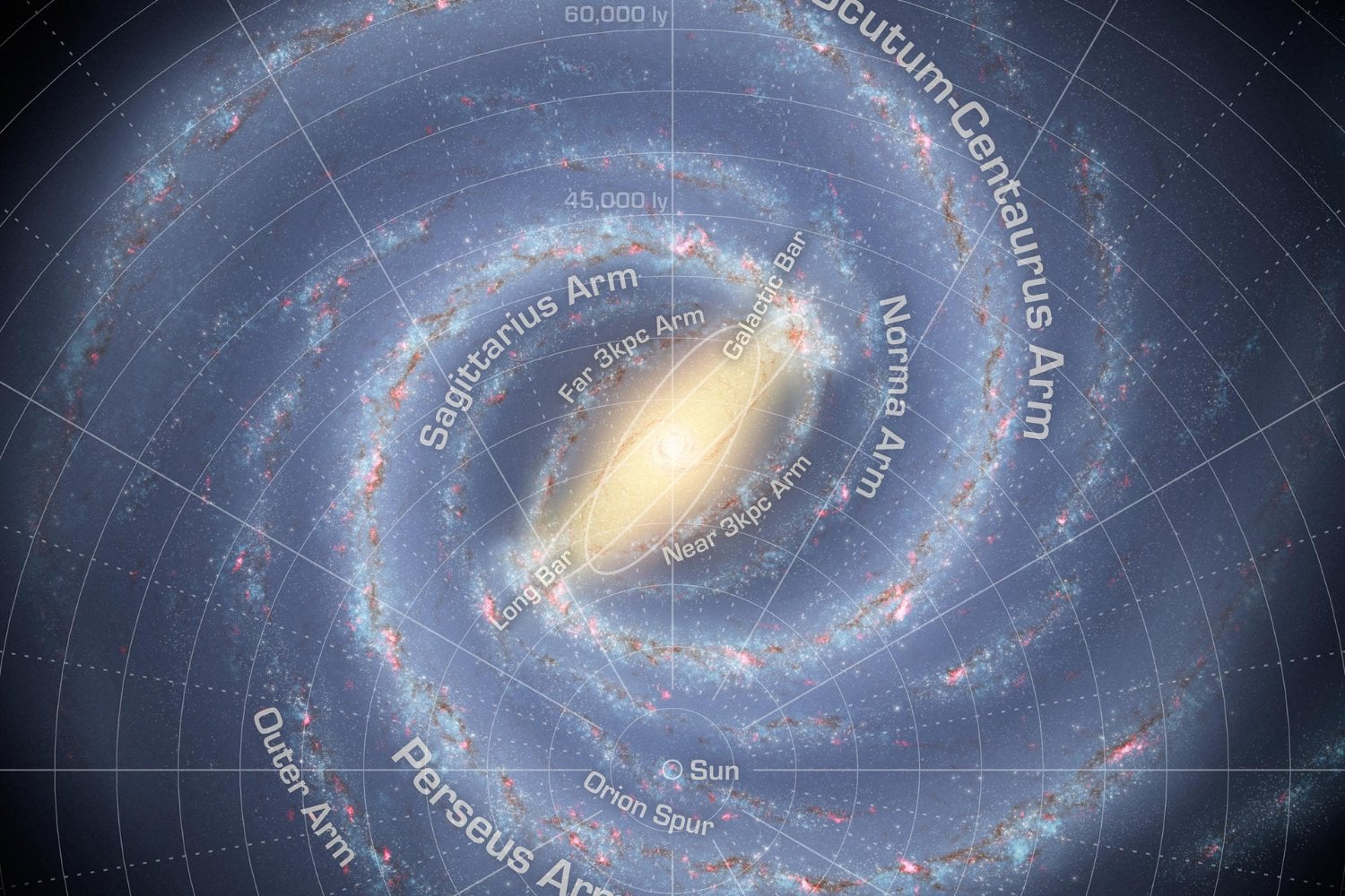 Construyeron una galaxia virtual del tamaño de la Vía Láctea y la dejaron evolucionar 4.000 millones de años. Su centro empezó a construirse solo desde una barra de 16.000 años luz