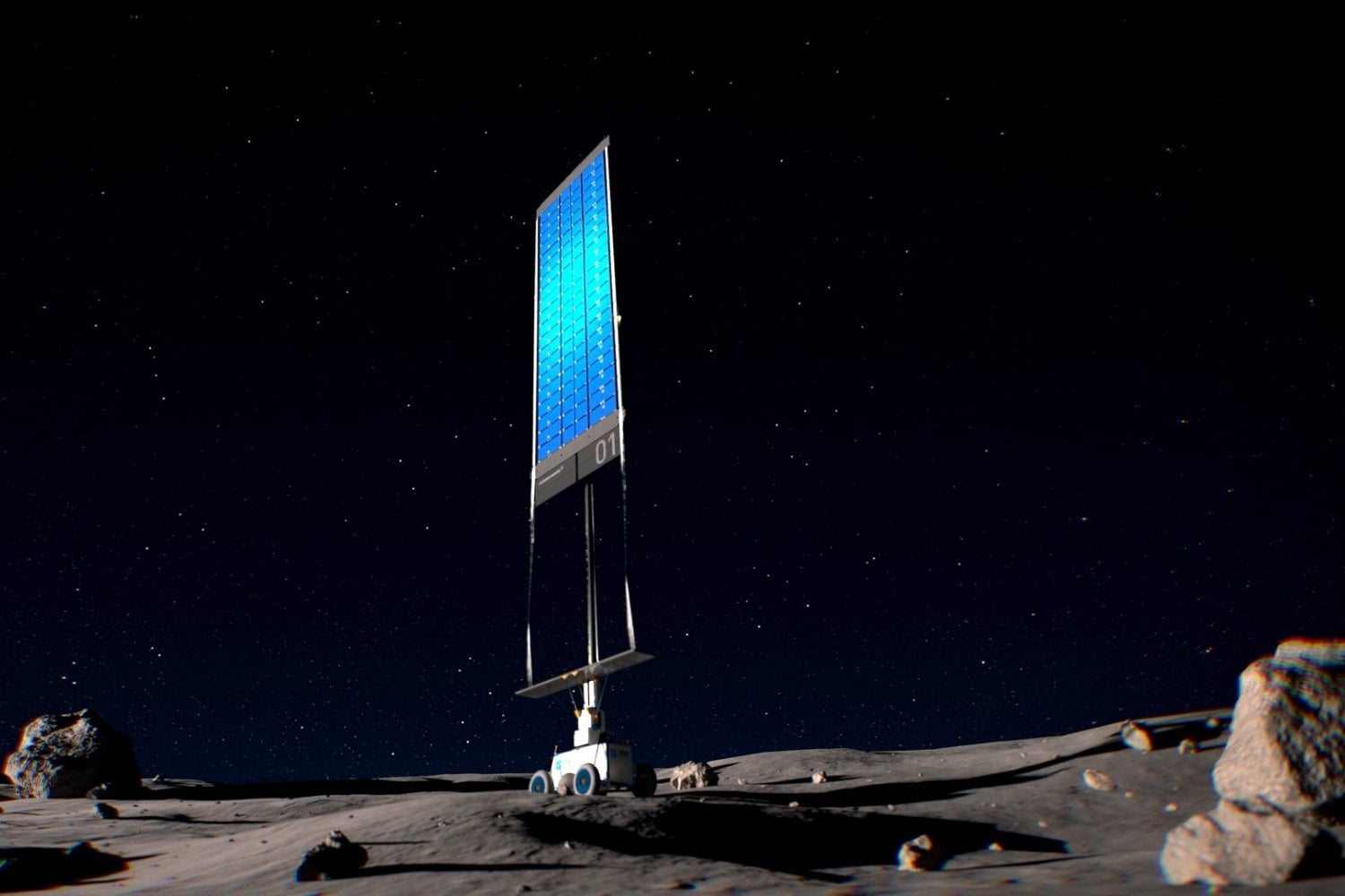 La NASA estudia convertir la Luna en una enorme red eléctrica sin cables. Tres naves con láseres y torres solares de 20 metros podrían mantener vivas sondas durante sus noches de 14 días