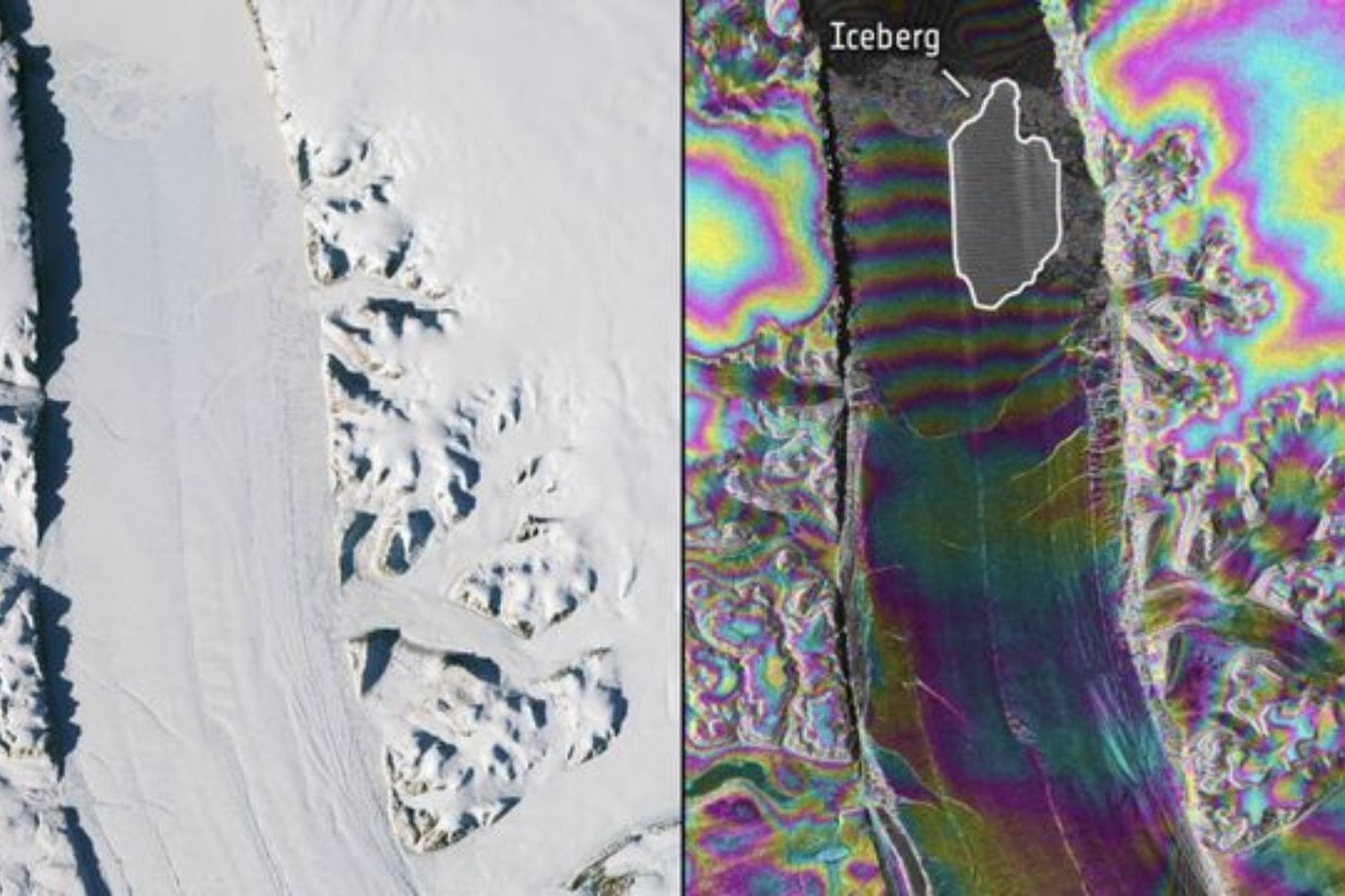 Un glaciar de Groenlandia perdió de golpe una isla de hielo cuatro veces mayor que Ceuta y Europa vio cómo se rompía desde el espacio. El bloque ya navega por el Ártico, pero dos masas todavía mayores podrían ser las siguientes