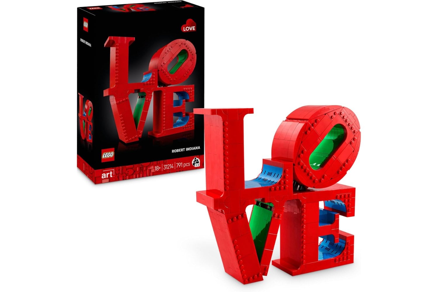 LEGO Art Love 3D Model Kit